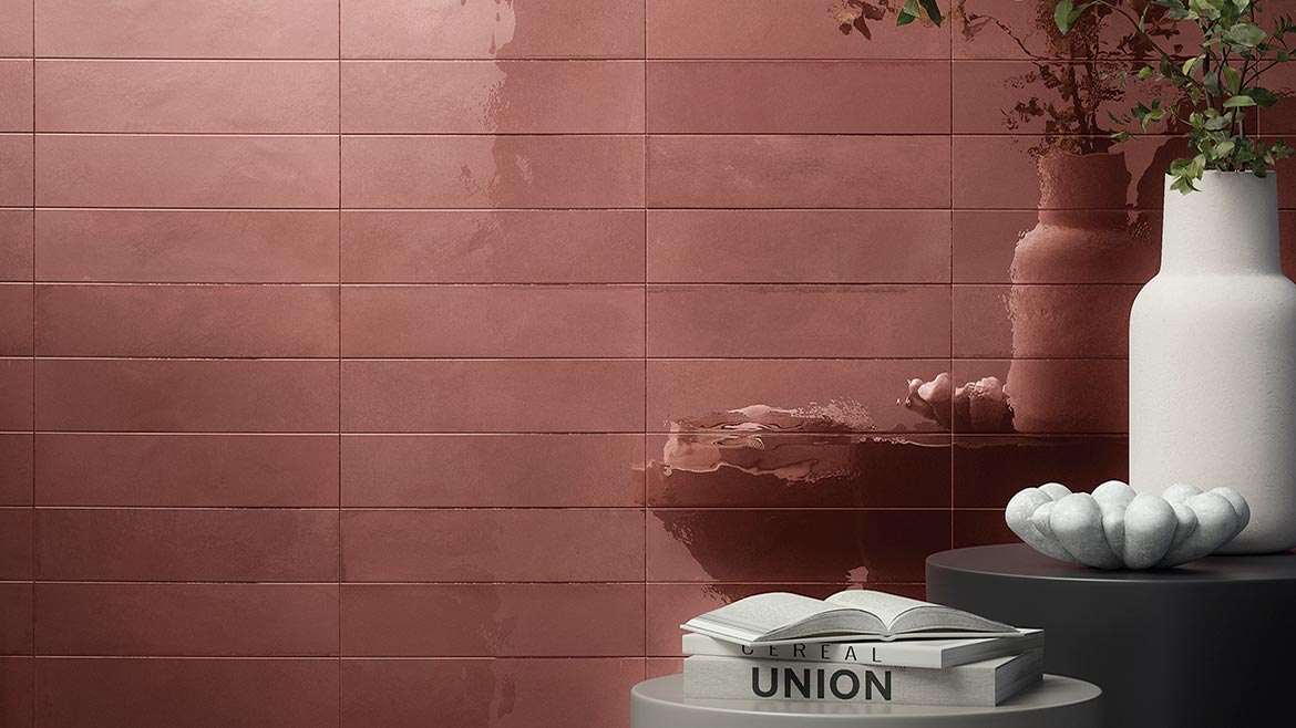 07 SW 1223 Product Gallery Pink Stone and Tile: Halo (Cherry) by REFIN