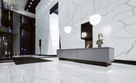 Large tile panels for horizontal and vertical applications