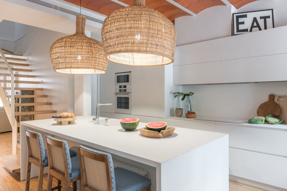 Lapitec White Kitchen Countertop