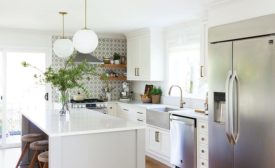 Silestone Lagoon for the countertops