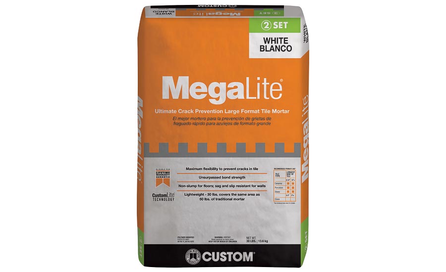 MegaLite® Ultimate Crack Prevention Large Format Tile Mortar- Custom Building Products