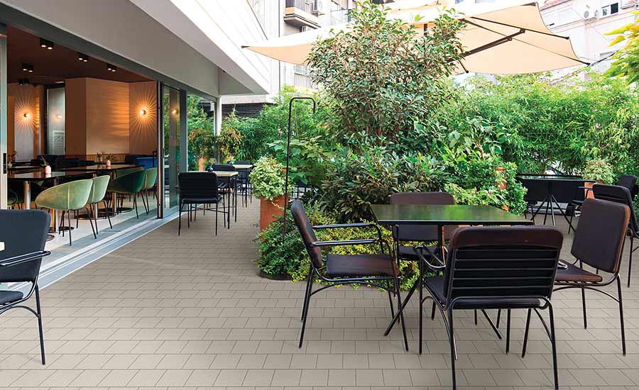 American Olean’s QueStep and Paver collection tiles.