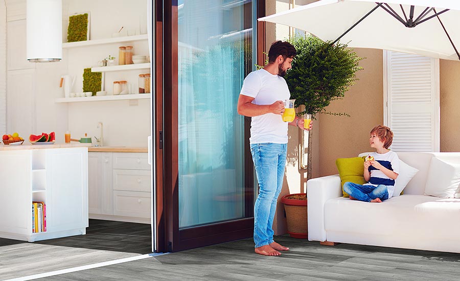 Katella Ash Luxury Vinyl Tile from the Everlife™ Rigid Core Collection available from MSI Surfaces.