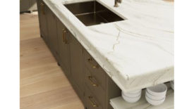 quartz kitchen countertop