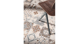 Porcelain stoneware floor tile