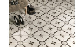 patterned floor tile