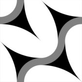 Black and White Tile Pattern