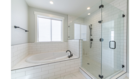 white subway bathroom tile